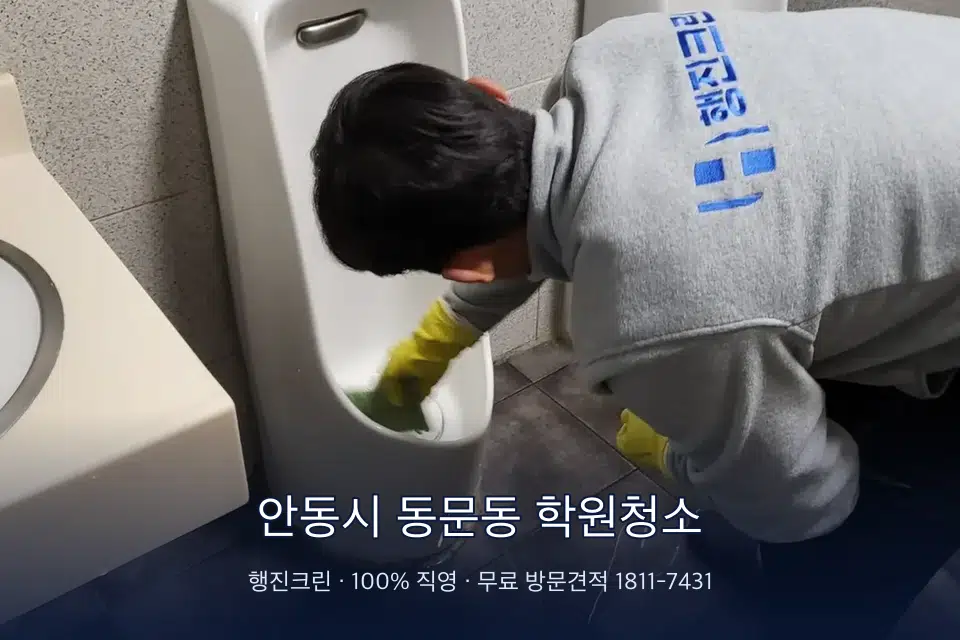 안동시 동문동 학원청소